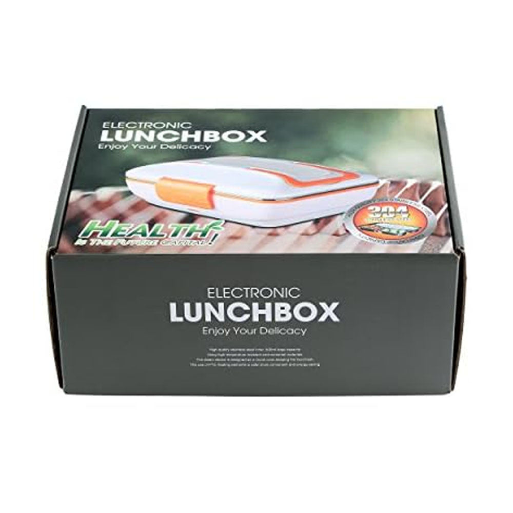 Електричний ланч бокс з підігрівом 12, Блакитний /220В, LunchBox / Термо ланч бокс / Контейнер для їжі від прикурювача