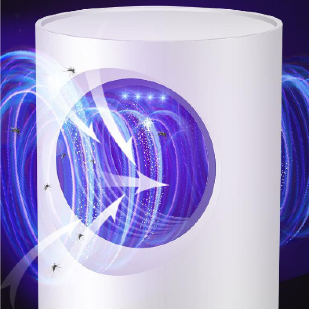 Знищувач комарів та комах від USB, Mosquito Killer 360, Білий / Пастка для комарів / Електровідлякувач комарів