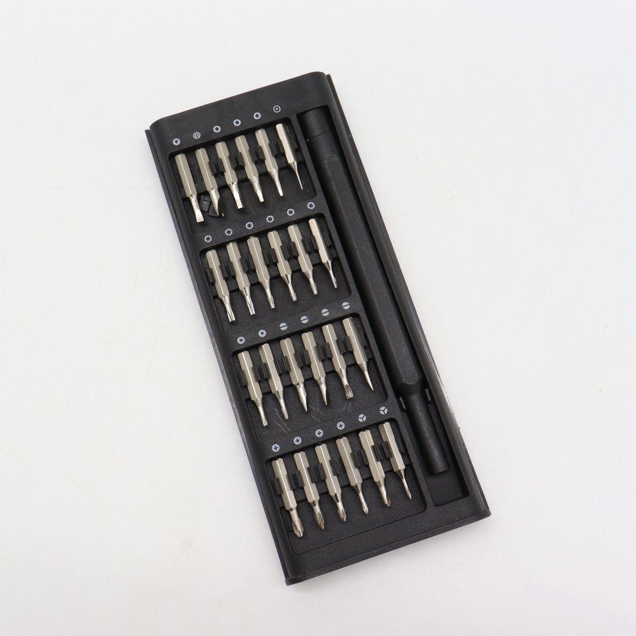 Набір магнітних викруток 24в1, Torx Hex Precision DIY, Чорний / Магнітні біти для точних робіт