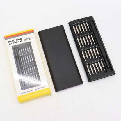 Набір магнітних викруток 24в1, Torx Hex Precision DIY, Чорний / Магнітні біти для точних робіт