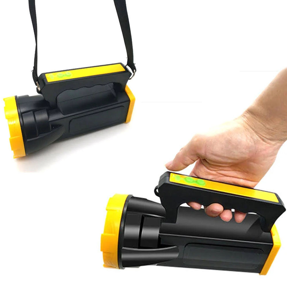 Ручний ліхтар пошуковий від USB, 1500mAh, XO YH03, Чорний / Ліхтар переносний / Акумуляторний кемпінговий ліхтар