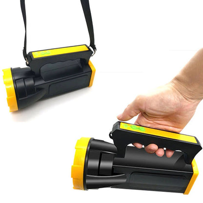 Ручний ліхтар пошуковий від USB, 1500mAh, XO YH03, Чорний / Ліхтар переносний / Акумуляторний кемпінговий ліхтар