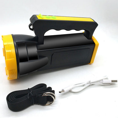 Ручний ліхтар пошуковий від USB, 1500mAh, XO YH03, Чорний / Ліхтар переносний / Акумуляторний кемпінговий ліхтар