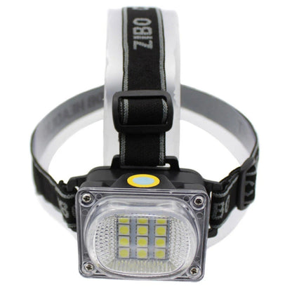 Налобний ліхтар від USB, 5Вт, 200лм, 6659A, Чорний / Акумуляторний ліхтарик на голову / Світлодіодний ліхтарик на лоб