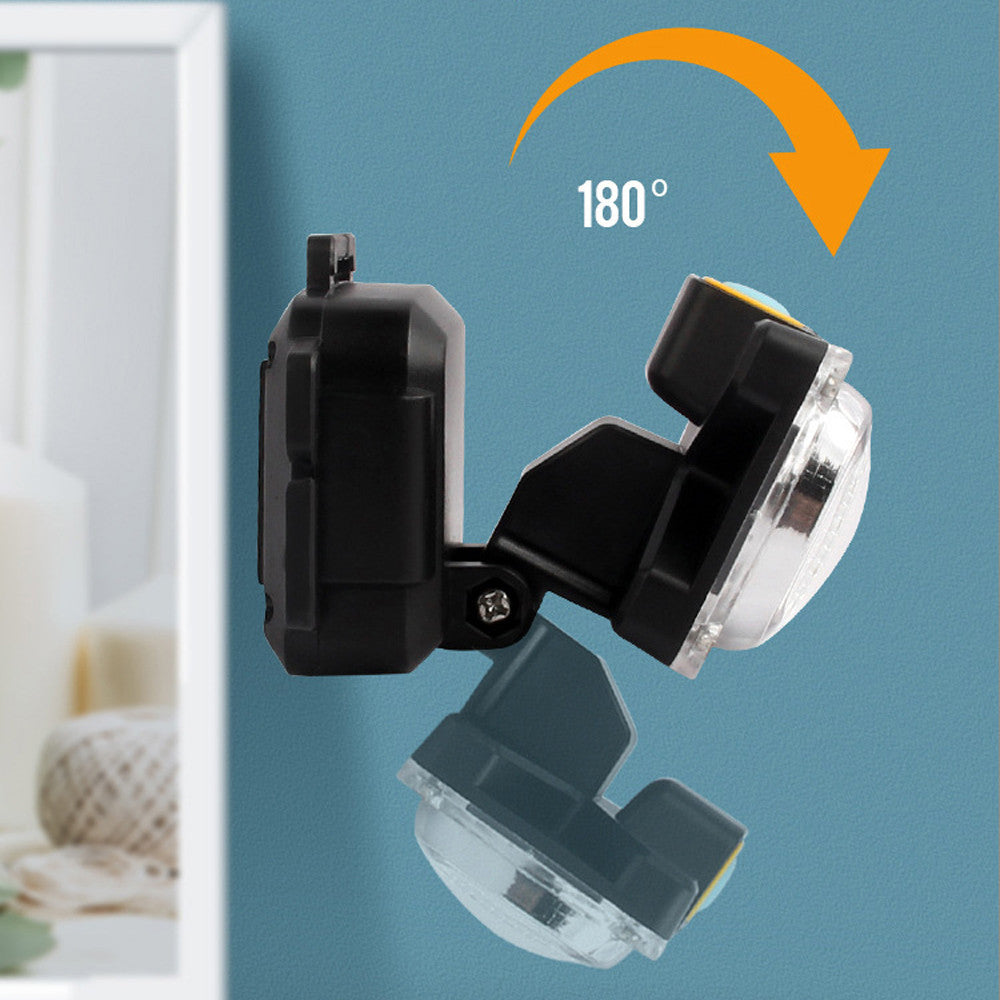Налобний ліхтар від USB, 5Вт, 200лм, 6659A, Чорний / Акумуляторний ліхтарик на голову / Світлодіодний ліхтарик на лоб