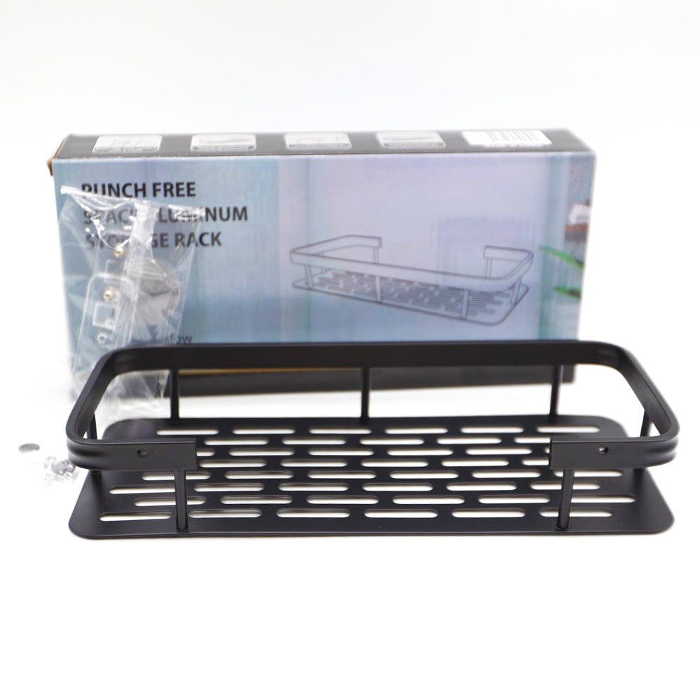 2 шт Металева полиця для ванної, (30*13*4,5см) Bathroom shelf, Чорна / Поличка у ванну кімнату