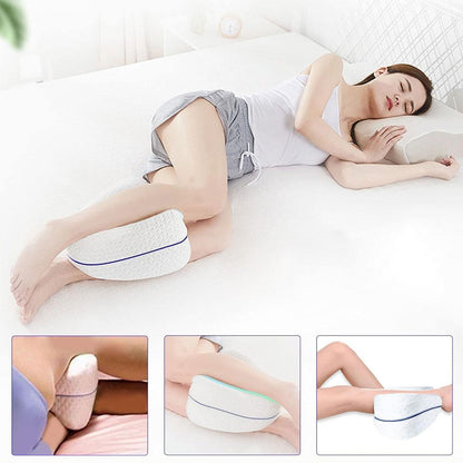 Ортопедична подушка для ніг та колін (23х25х15,5 см) Leg Pillow, Білий / М'яка подушка між ніг