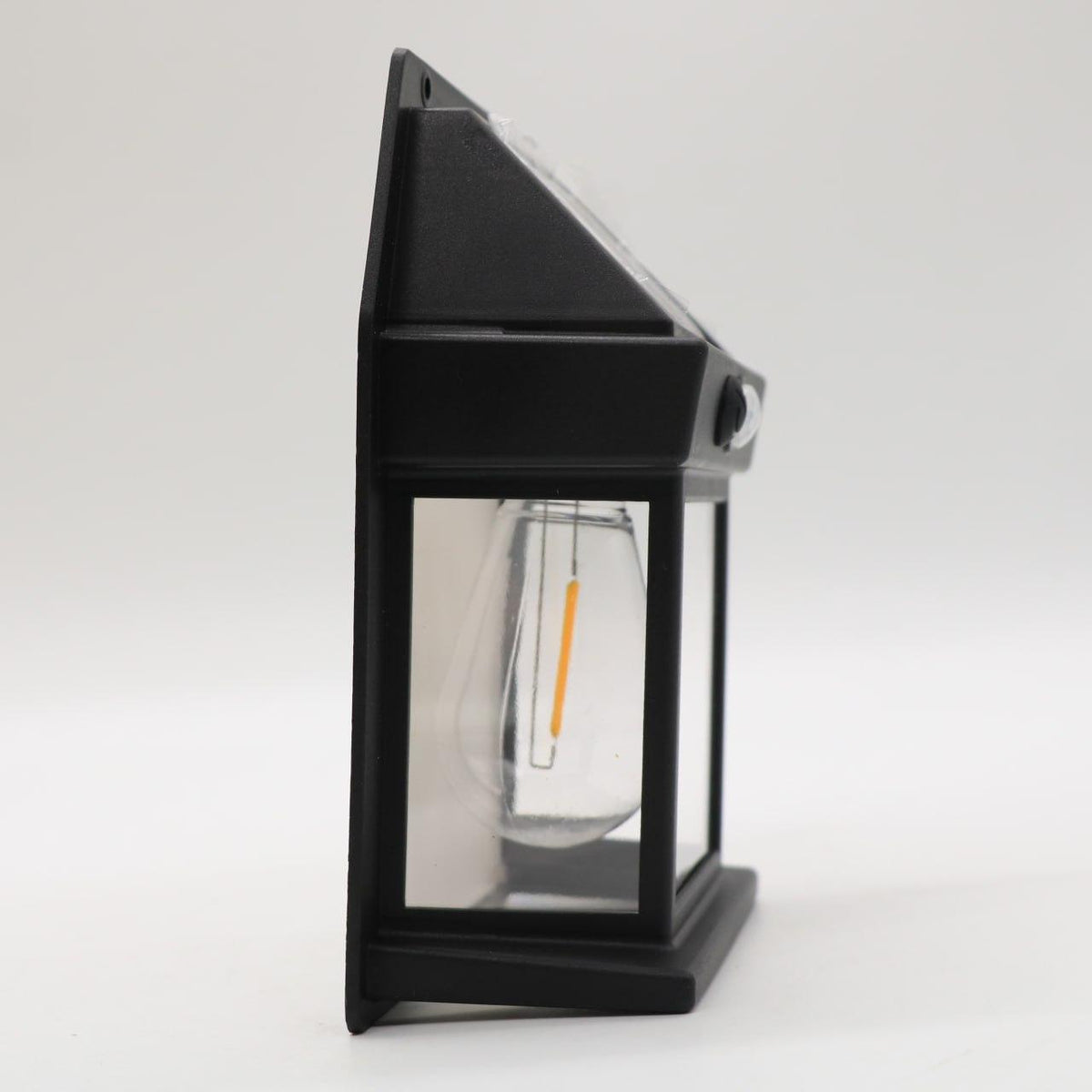 Вуличний світильник на сонячній батареї, SOLAR WALL LAMP ВK-888, Чорний / Світлодіодний ліхтар фасадний