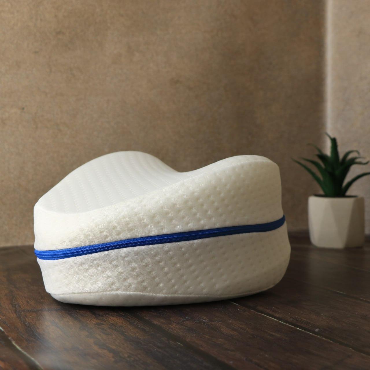 Ортопедична подушка для ніг та колін (23х25х15,5 см) Leg Pillow, Білий / М'яка подушка між ніг
