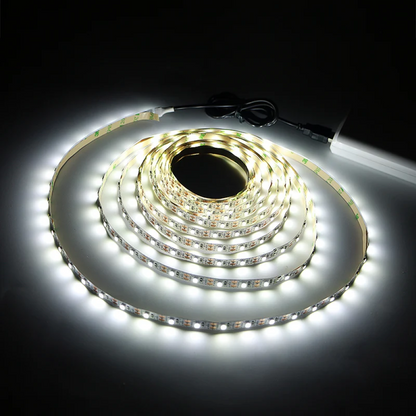 Комплект 2шт Світлодіодна LED стрічка 5м, з USB, Холодний Білий / Лед стрічка від повербанка