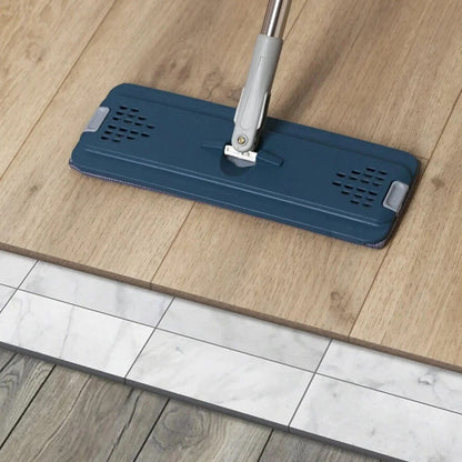 Швабра з відром 11л з автоматичним віджимом та 2 насадки, Cleaning Mop, Сіра / Складна швабра для миття підлоги