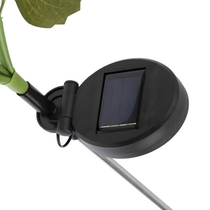 Садовий ліхтар на сонячній батареї Соняшник, Жовтий / LED світильник газонний / Вуличний садовий світильник