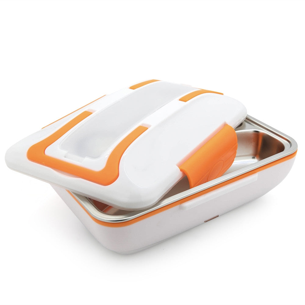 Електричний ланч бокс з підігрівом, від мережі, LunchBox, Помаранчевий / Термо ланч бокс / Контейнер для їжі