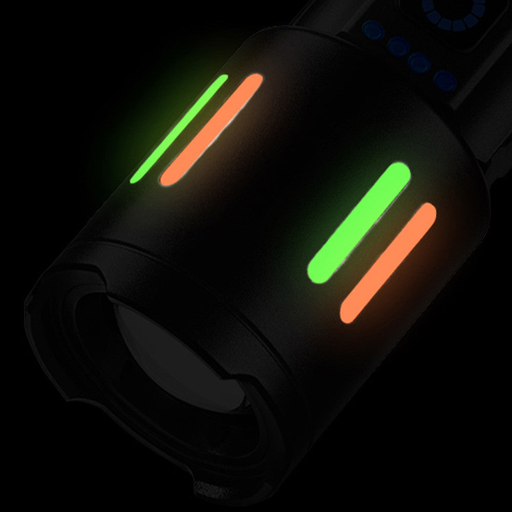 Ручний ліхтарик із зумом, від USB, 3 режими, BL 611-TG, Чорний / Акумуляторний ліхтар / Портативний ліхтарик