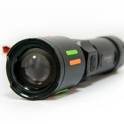 Ручний ліхтарик із зумом, від USB, 3 режими, BL 611-TG, Чорний / Акумуляторний ліхтар / Портативний ліхтарик