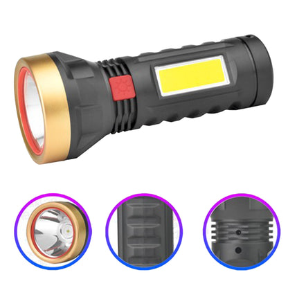 Ліхтар ручний TORCH X15, Чорний / Акумуляторний LED ліхтарик / Ліхтар із зумом / Ліхтар із зумом