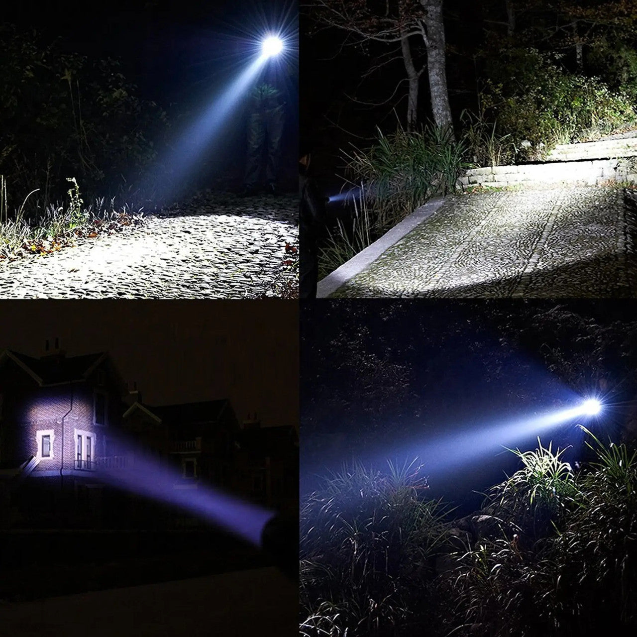 Ліхтар ручний TORCH X15, Чорний / Акумуляторний LED ліхтарик / Ліхтар із зумом / Ліхтар із зумом