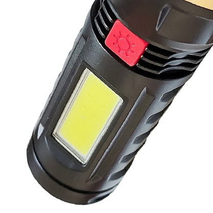 Ліхтар ручний TORCH X15, Чорний / Акумуляторний LED ліхтарик / Ліхтар із зумом / Ліхтар із зумом