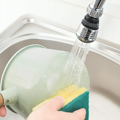Насадка-аератор на кран, 2 режими, поворотна на 360°, Water Saver, Сріблястий / Насадка на кран / Аератор для змішувача