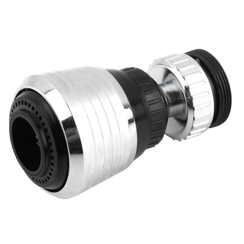 Насадка-аератор на кран, 2 режими, поворотна на 360°, Water Saver, Сріблястий / Насадка на кран / Аератор для змішувача