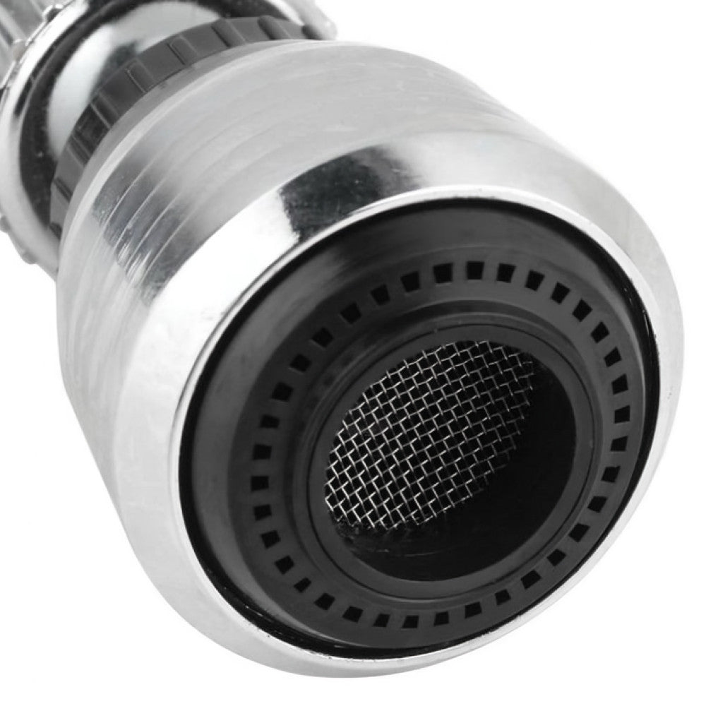 Насадка-аератор на кран, 2 режими, поворотна на 360°, Water Saver, Сріблястий / Насадка на кран / Аератор для змішувача