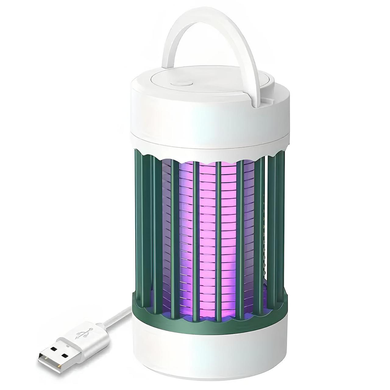 Лампа-відлякувач від комарів 5Вт, від USB, Зелений / Знищувач комах / Пастка для комарів / Лампа від комах