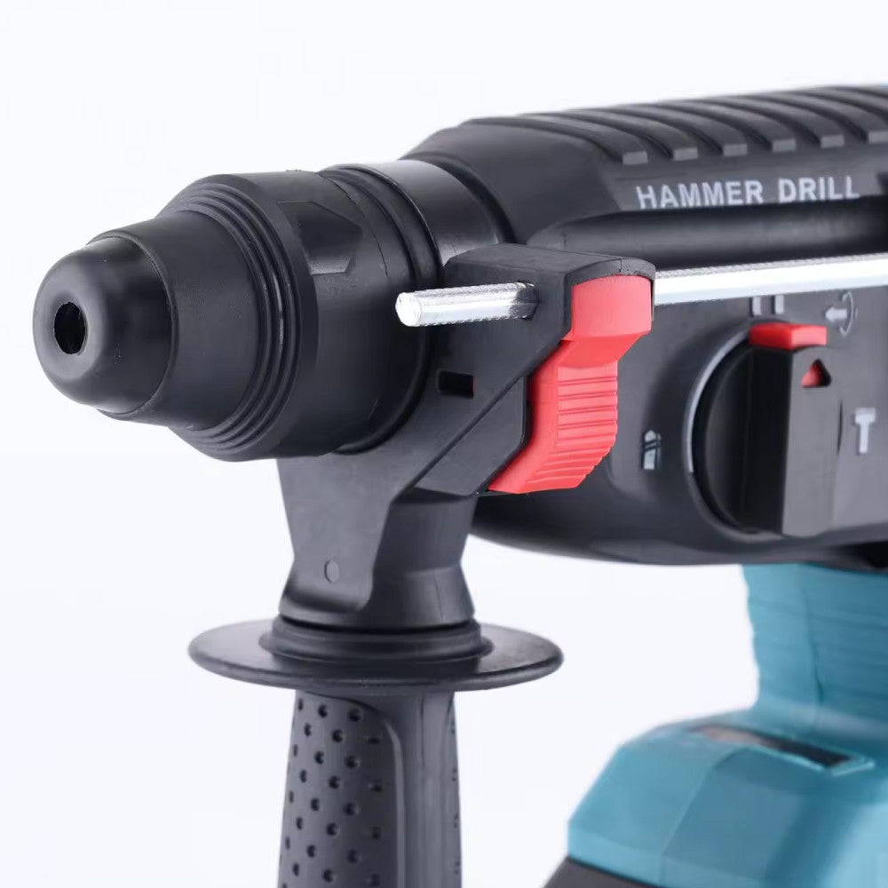 Акумуляторний перфоратор + 2 акумулятори 21V, Hammer Drill, Синій / Ударний дриль перфоратор