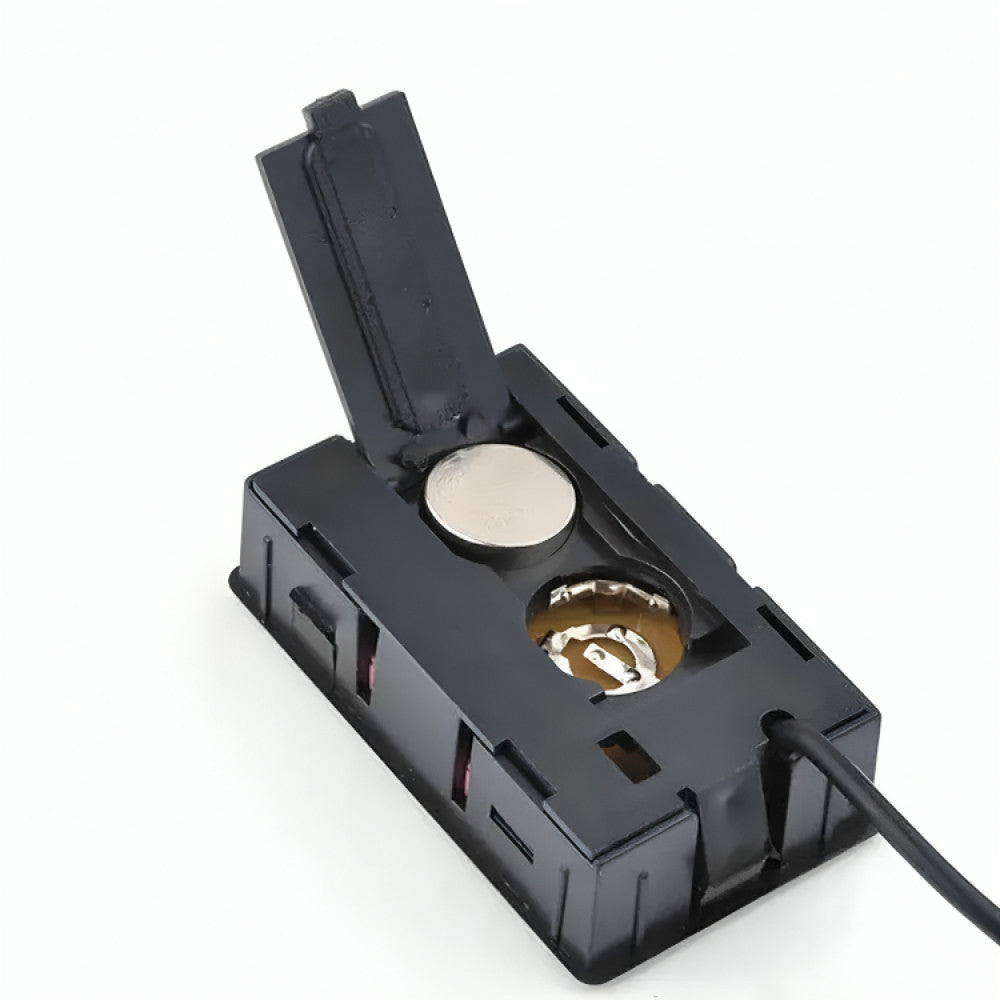 Цифровий термометр із виносним датчиком температури (-50, + 80°С), на батарейках, TPM-10, Чорний / Термометр електронний