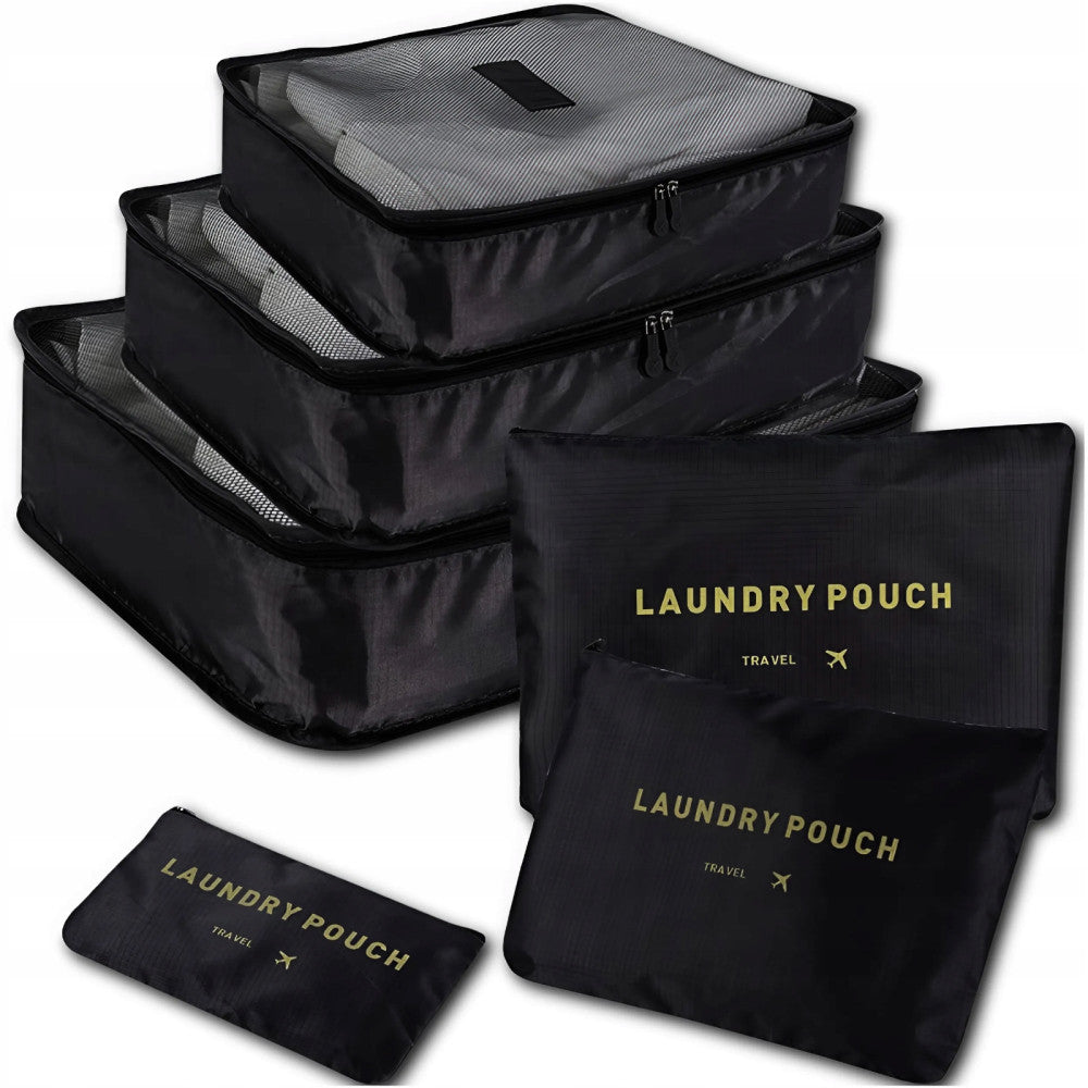 Набір дорожніх органайзерів 6 шт Secret Pouch, / Косметички для поїздок / Органайзери для подорожей