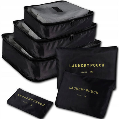 Набір дорожніх органайзерів 6 шт Secret Pouch, / Косметички для поїздок / Органайзери для подорожей