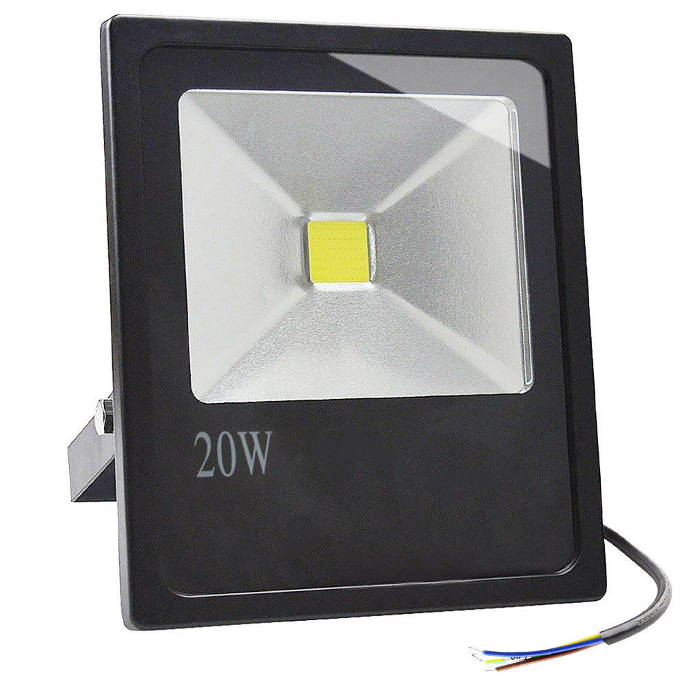 Світлодіодний прожектор 20W, IP67, 220V, Чорний / LED настінний прожектор / Вуличний ліхтар прожектор
