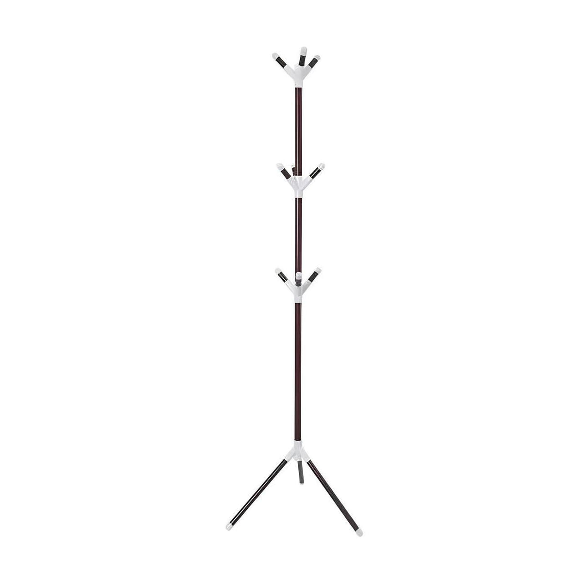 Підлогова вішалка-стійка (170см) 9 гачків, Coat rack, Чорний / Вішалка для одягу / Вішалка з гачками