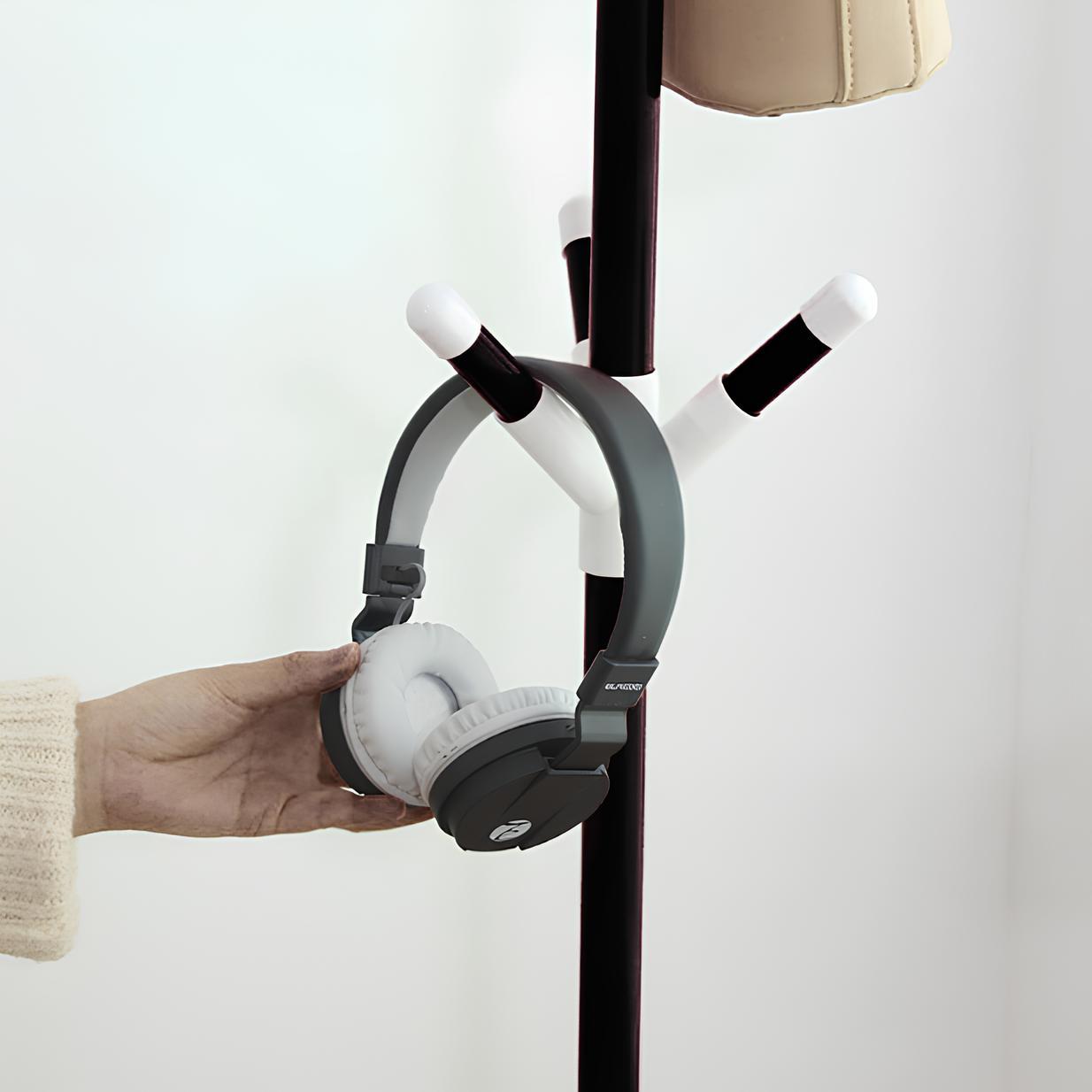 Підлогова вішалка-стійка (170см) 9 гачків, Coat rack, Чорний / Вішалка для одягу / Вішалка з гачками