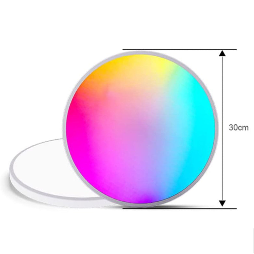 Світильник стельовий 24Вт, 30см, RGB + пульт ДК, Ceiling Lamp Smart / Світлодіодна LED люстра