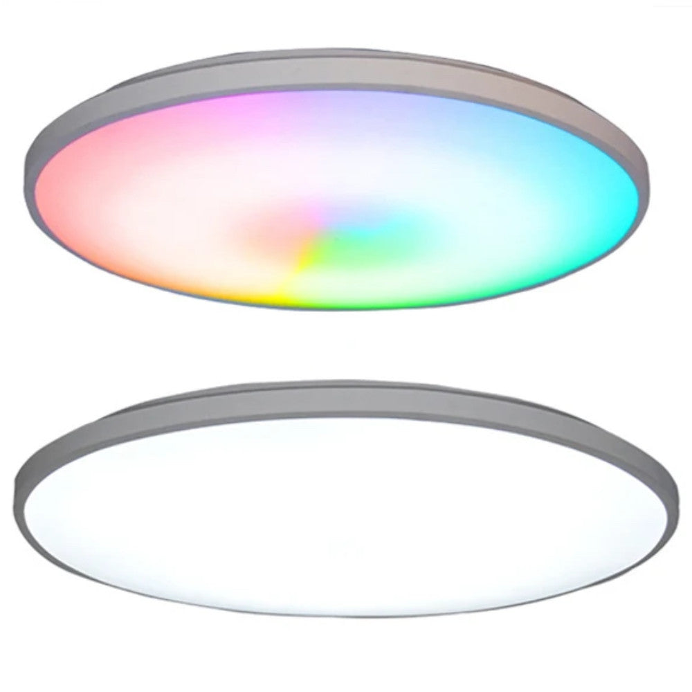 Світильник стельовий 24Вт, 30см, RGB + пульт ДК, Ceiling Lamp Smart / Світлодіодна LED люстра