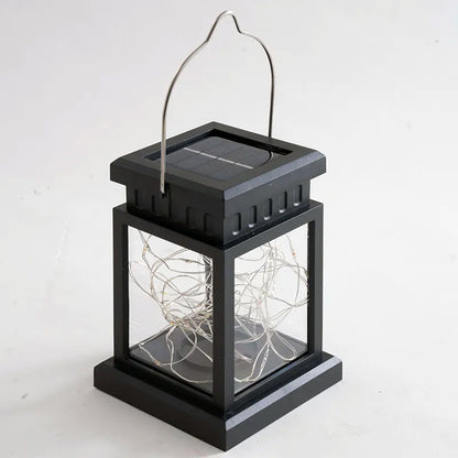 Комплект 3шт Вуличний світильник на сонячній батареї 12,5х9см / Садовий ліхтар підвісний / Ліхтар для саду
