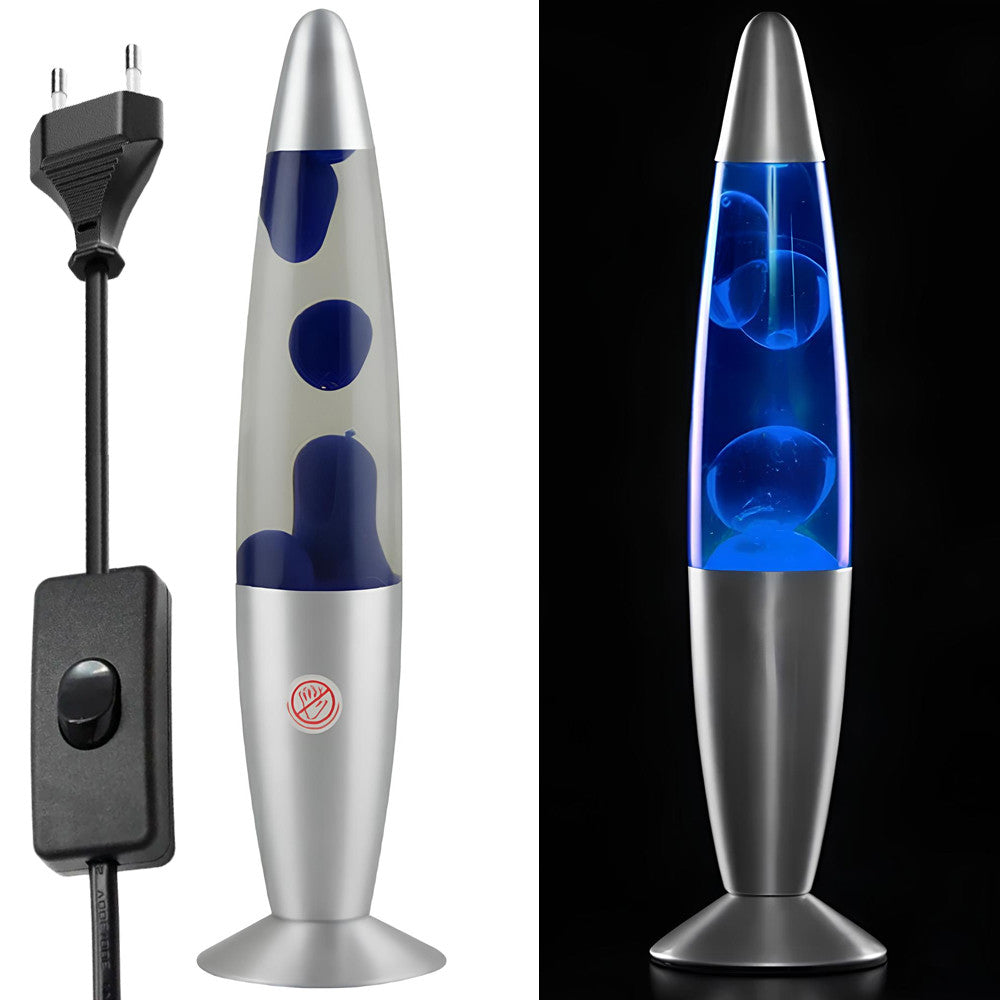 Нічник-світильник Лава лампа 37см, 25Вт, від 220В, Зелений / Лавова лампа настільна / Парафінова лампа нічник