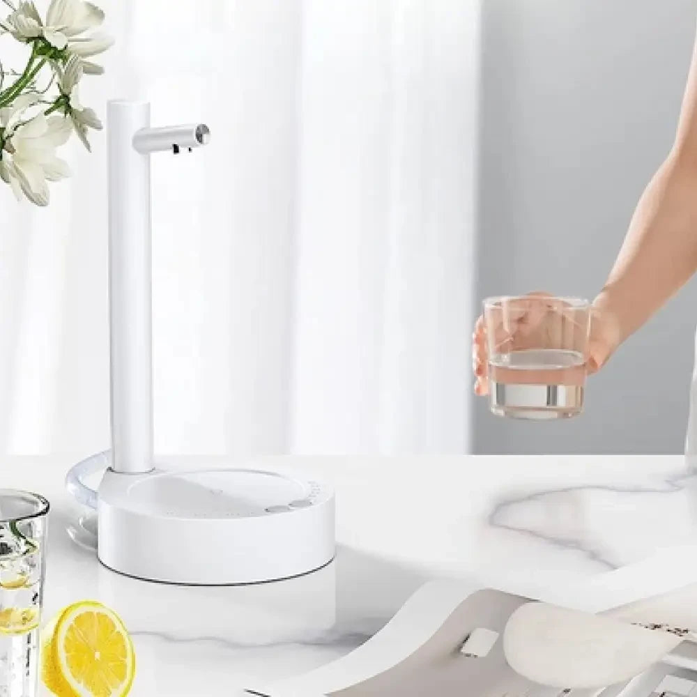 Настільний диспенсер для води, від USB, Синій / Акумуляторна електропомпа / Розумна помпа для води