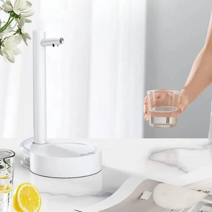 Настільний диспенсер для води, від USB, Синій / Акумуляторна електропомпа / Розумна помпа для води