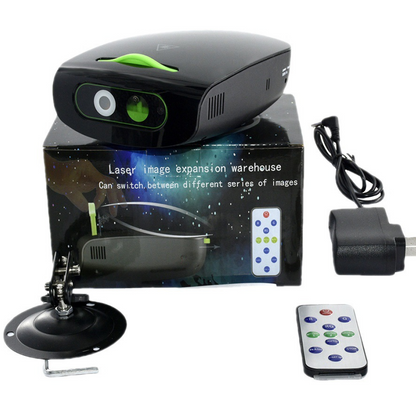 Лазерна установка для дискотеки RGB + Пульт, RD-8010L, Зелений / Диско-проектор / Лазерний проектор