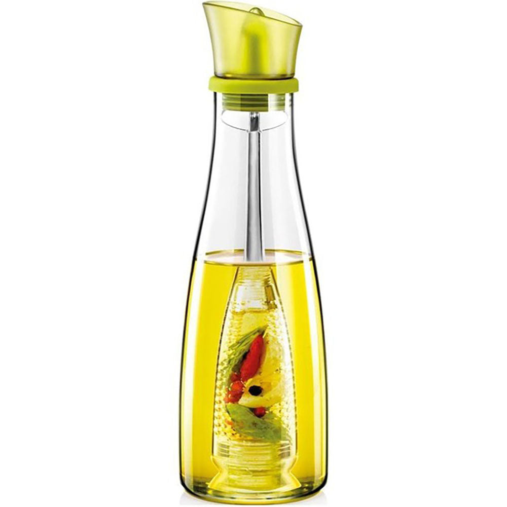 Скляний дозатор олії 500 мл, Simple Glass Oil Bottle, Зелений / Диспенсер для олії та оцту / Пляшечка для олії