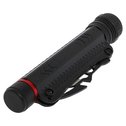 Ручний акумуляторний ліхтарик з відкривачкою, USB, DT-001 torch, Чорний / Світлодіодний ліхтар / Туристичний ліхтарик