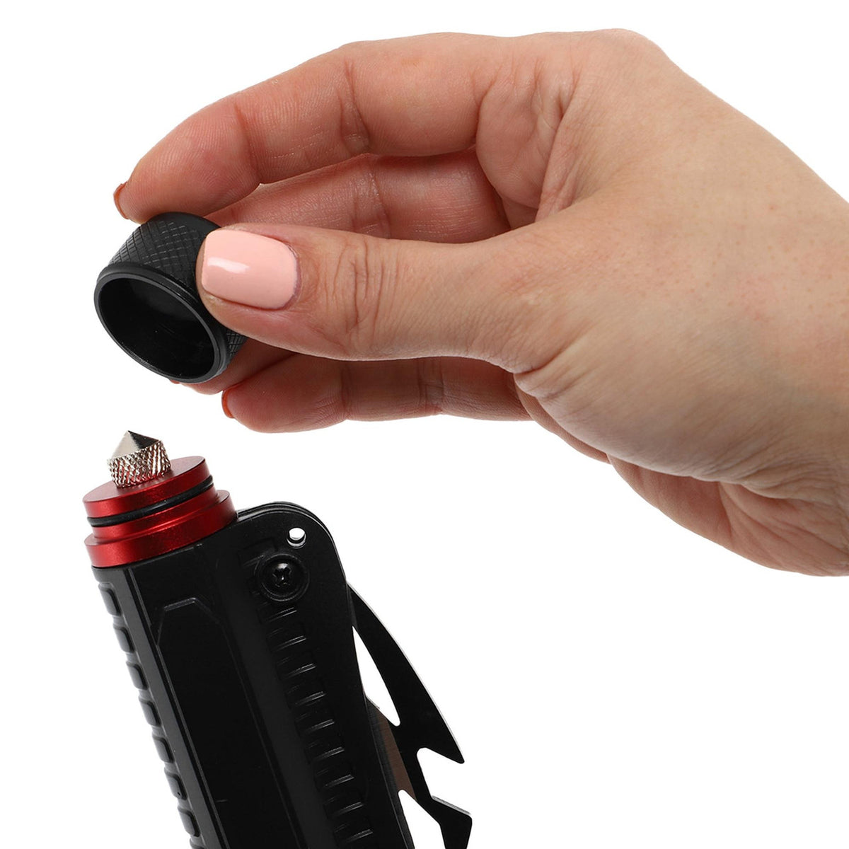 Ручний акумуляторний ліхтарик з відкривачкою, USB, DT-001 torch, Чорний / Світлодіодний ліхтар / Туристичний ліхтарик