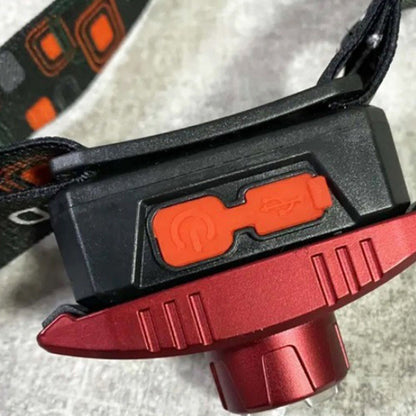 Ліхтар налобний акумуляторний XPE + COB, USB, Headlight HX-209, Чорний / Світлодіодний ліхтарик на лоб / Ліхтар на голову