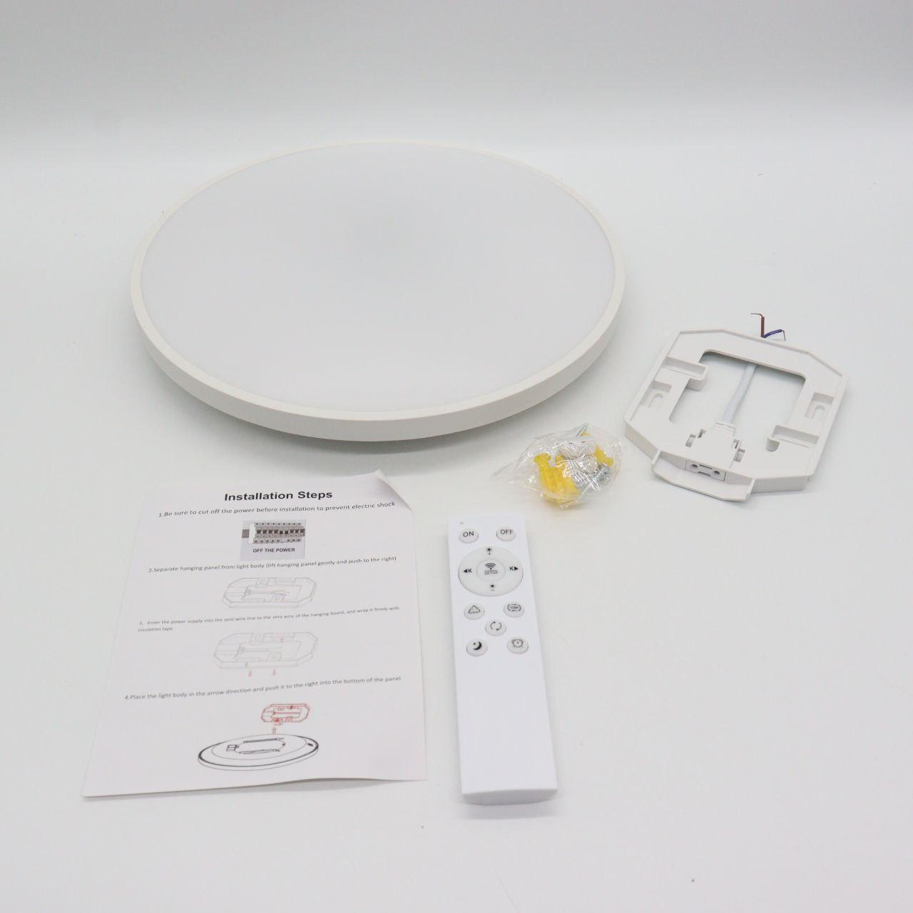 Світильник стельовий 24Вт, 30см, RGB + пульт ДК, Ceiling Lamp Smart / Світлодіодна LED люстра
