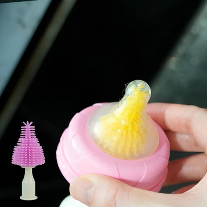 Щітка акумуляторна для миття + 6 насадок, від USB, Білий З Бірюзовим / Електрична щітка для прибирання