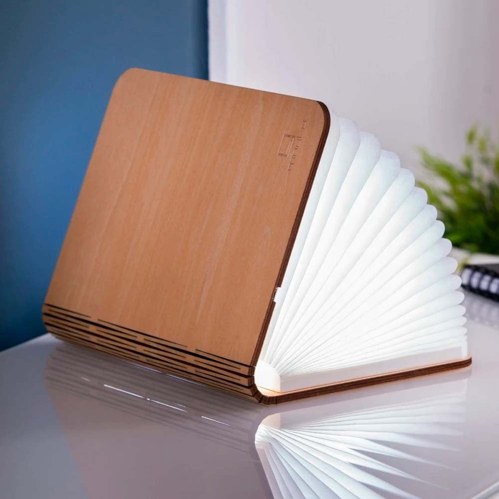 Настільна лампа-книга (10×9×2,2см), від USB, AD-2231, Коричневий / Світильник-книга / Світлодіодний нічник-книга