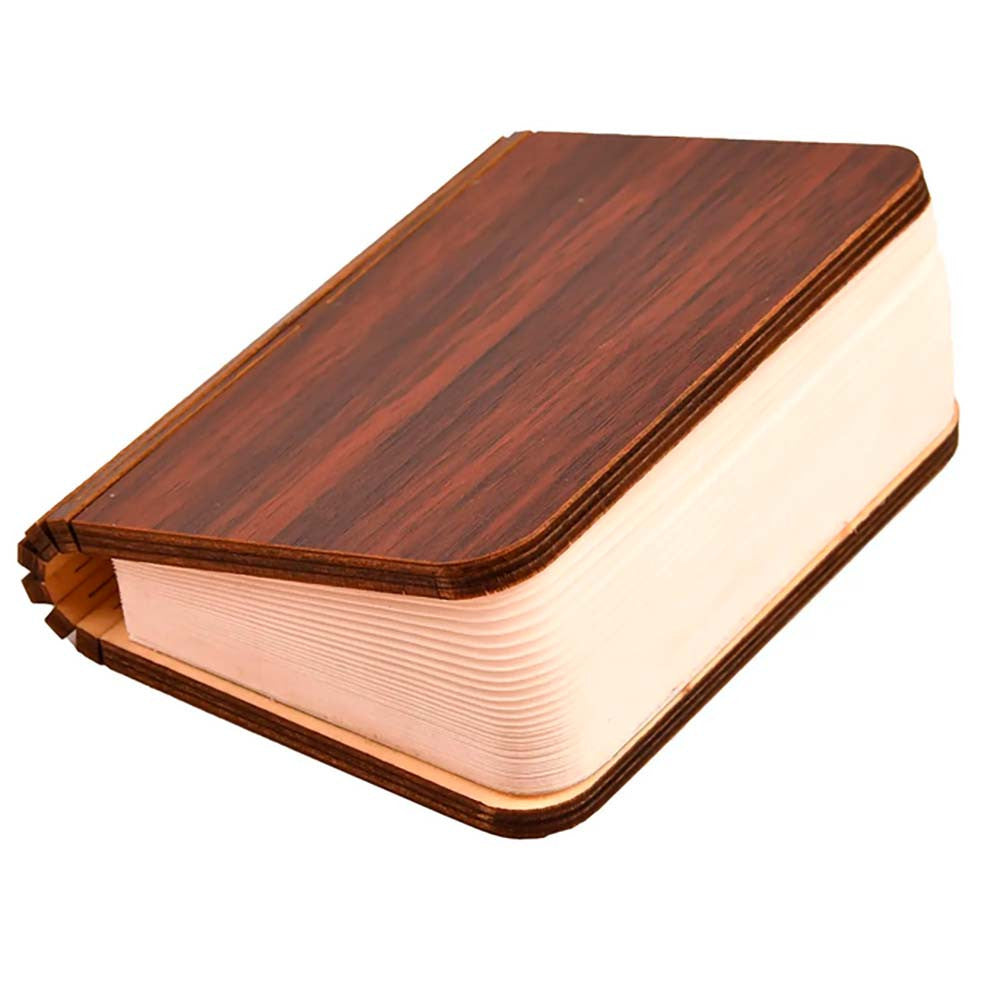 Настільна лампа-книга (10×9×2,2см), від USB, AD-2231, Коричневий / Світильник-книга / Світлодіодний нічник-книга