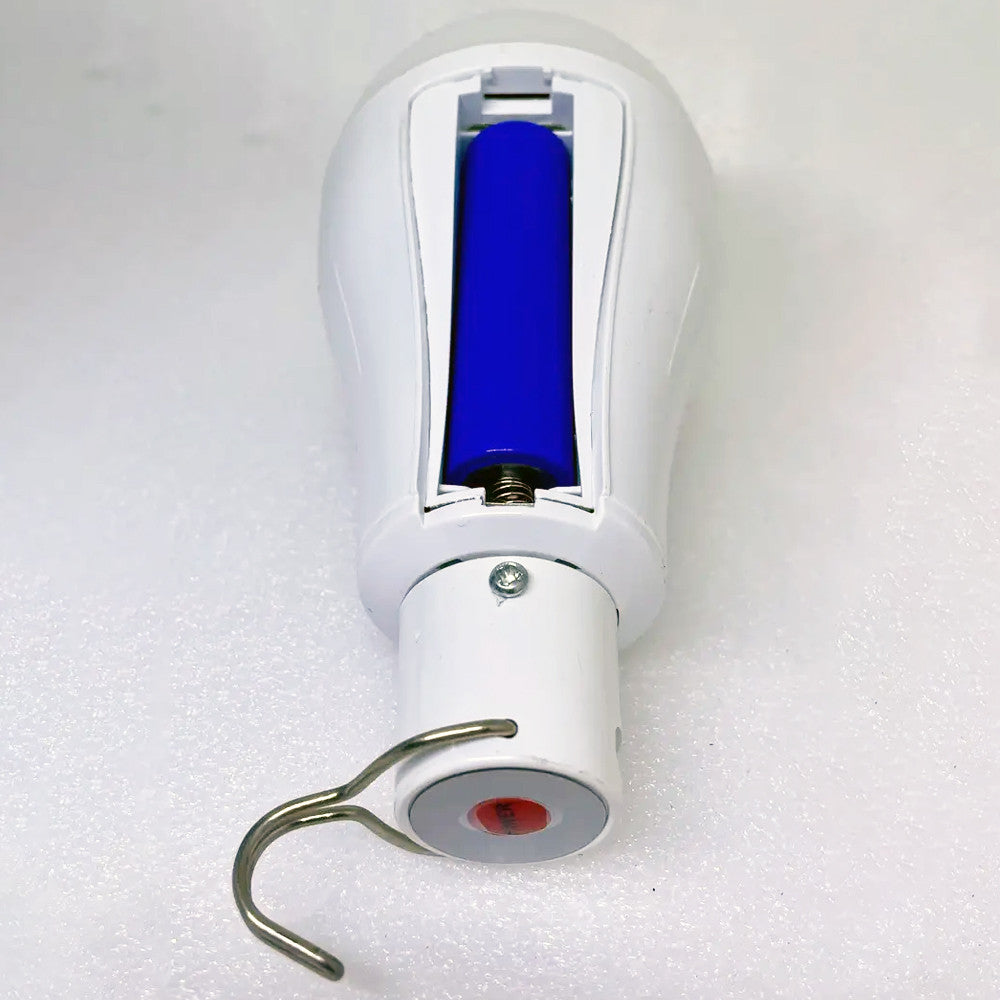 Акумуляторна лампа для кемпінгу 30 Вт з гачком та USB зарядкою, 2х18650, Білий / Підвісна лампочка з акумулятором
