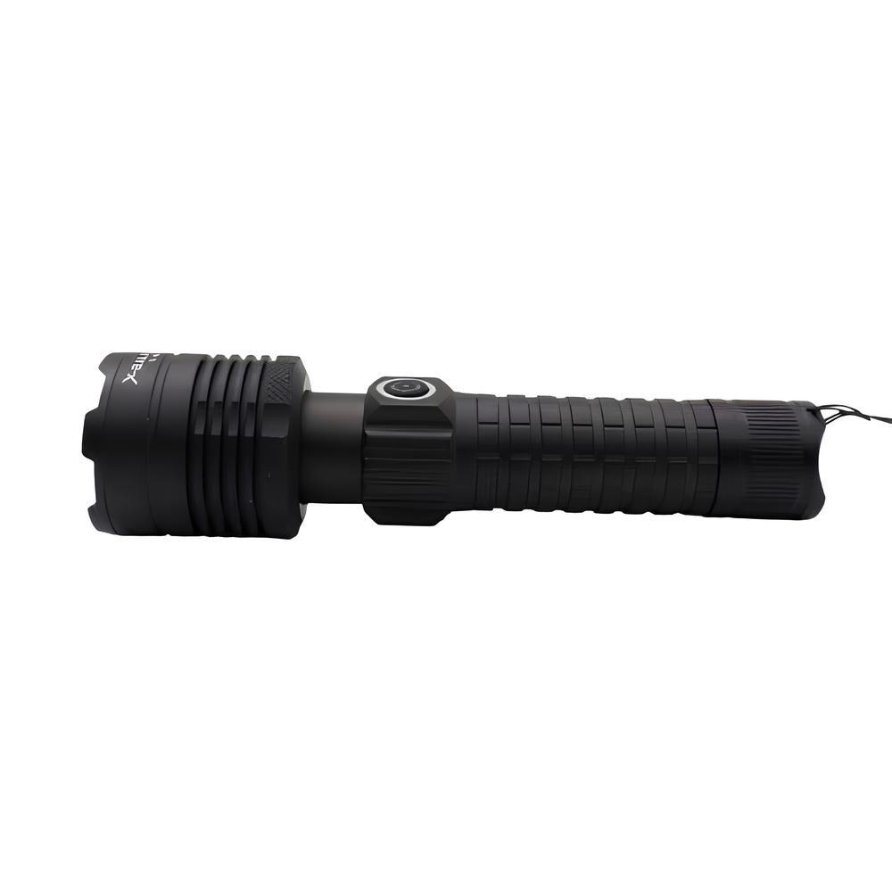Ручний ліхтар з фокусуванням (5 режимів), від USB, BL-A90-P50, Чорний / Кишеньковий ліхтарик / Тактичний ліхтарик